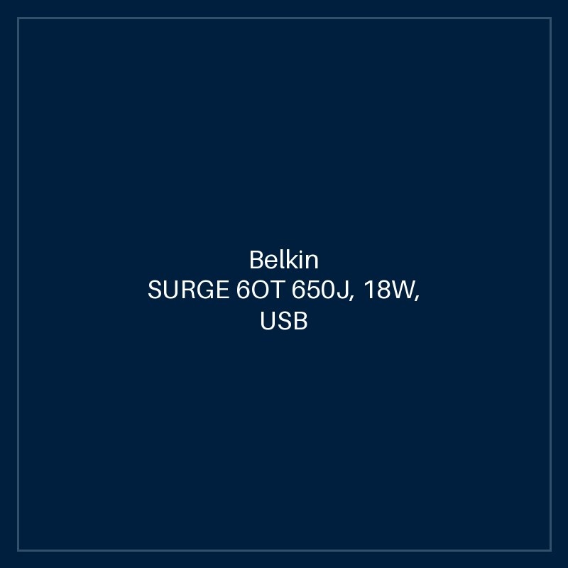 SURGE 6OT 650J, 18W, USB A + C