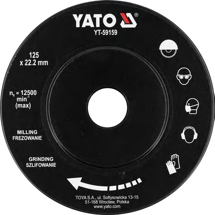 Tapered rasp disc