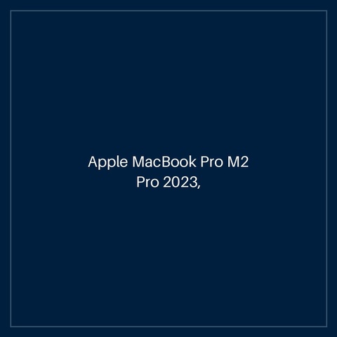 Apple MacBook Pro M2 Pro 2023, 16", Space Gray, 12-core CPU, 19-core GPU, 16GB/512GB