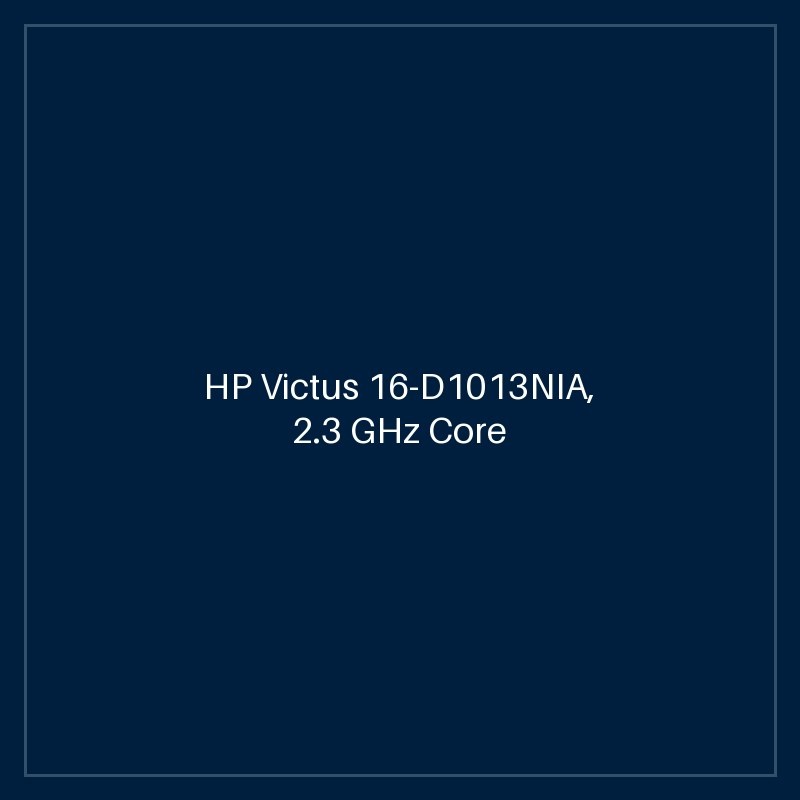HP Victus 16-D1013NIA, 2.3 GHz Core i7-12700H, 14-core CPU, 4.7 GHz Turbo, 16GB DDR5-4800, 1TB NVMe SSD, NVIDIA RTX 3060 6GB Graphics, 16.1" IPS 1920 x 1080, 144Hz Refresh Rate, B & O Audio