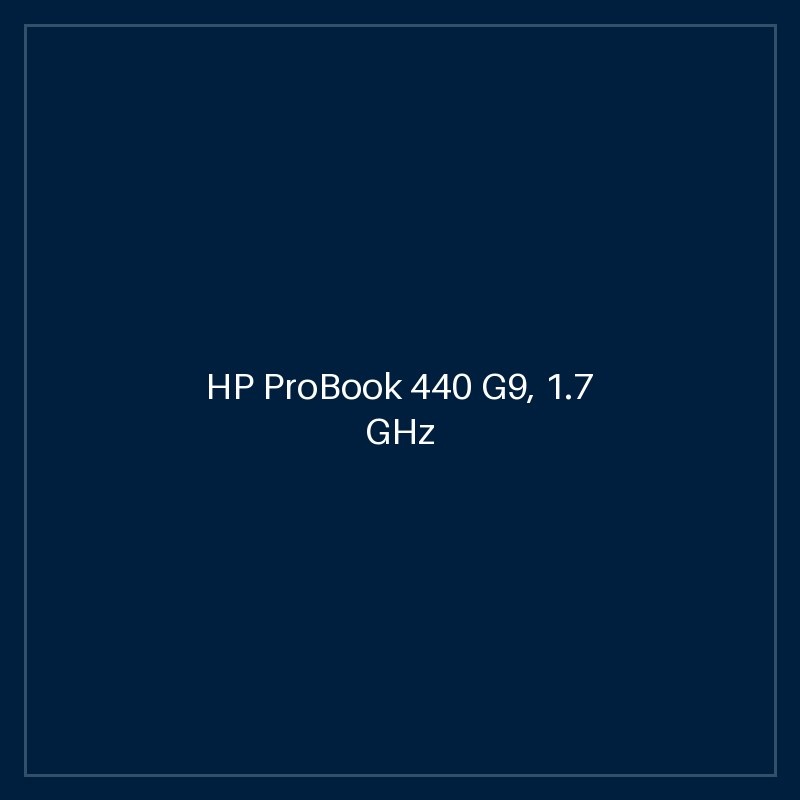 HP ProBook 440 G9, 1.7 GHz Core i7-1255U, 10-core CPU, 4.7 GHz Turbo, 8GB DDR4-3200, 512GB NVMe SSD, Bluetooth 5.2, Wi-Fi 6, 14" IPS 1920 x 1080, USB-C Power Delivery, DOS