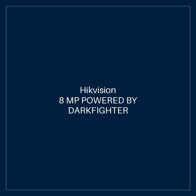 Hikvision 8 MP POWERED BY DARKFIGHTER FIXED DOME NETWORK CAMERA