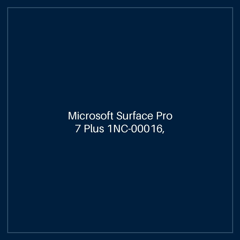 Microsoft Surface Pro 7 Plus 1NC-00016, 2.8 GHz Core i7-1165G7, 4-core CPU, 4.7 GHz Turbo, 16GB LPDDR4X, 256GB SSD, 12.3" IPS Quad HD 2736 x 1824, Stylus Pen Support, Wi-Fi Only, Dolby Atmos Audio, Windows 10 Pro