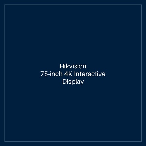 Hikvision - 75-inch 4K Interactive Display