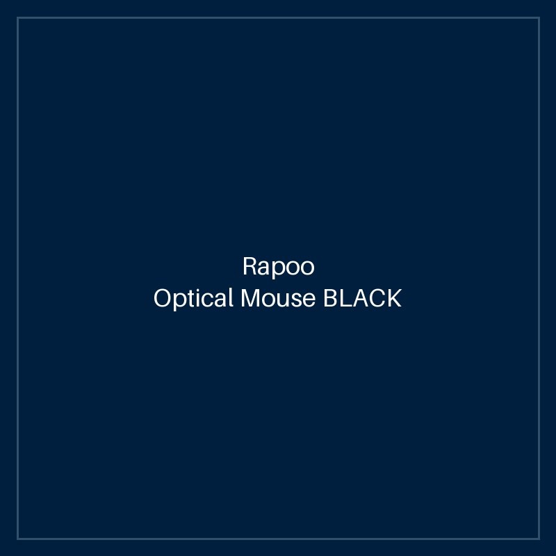 RAPOO Optical Mouse BLACK