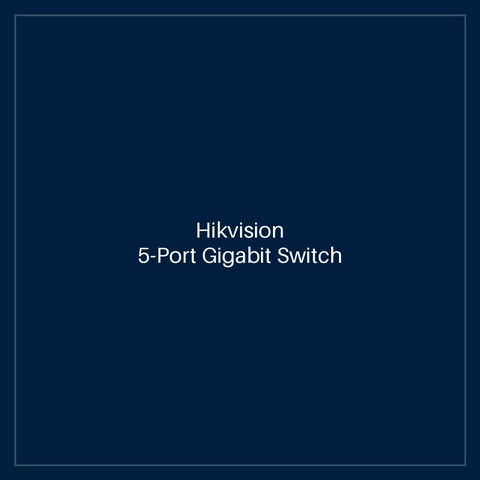 Hikvision - 5-Port Gigabit Switch