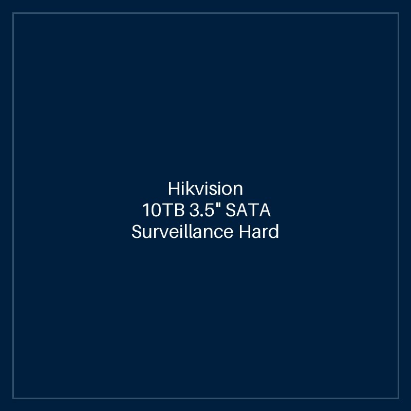 Hikvision 10TB 3.5" SATA Surveillance Hard Disk