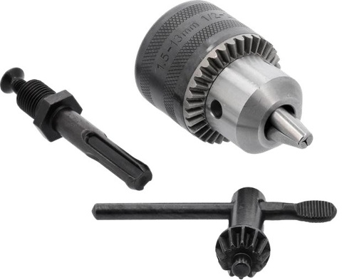 Key-type drill chuck