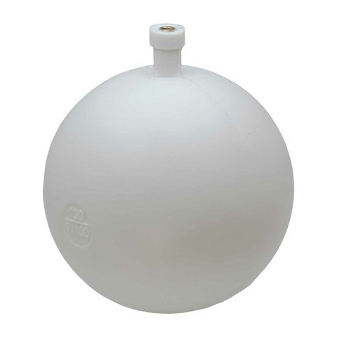 Spheric Plastic Buoy For Float Valve With Threaded Rod