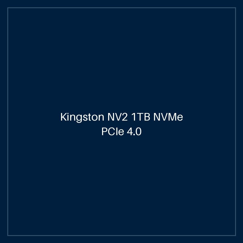 Kingston NV2 1TB NVMe PCIe 4.0 SSD
