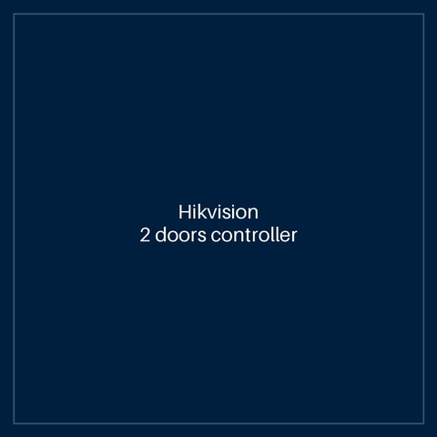 Hikvision 2 doors controller
