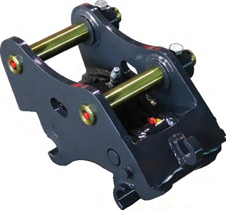 Hydraulic quick hitch for mini excavator