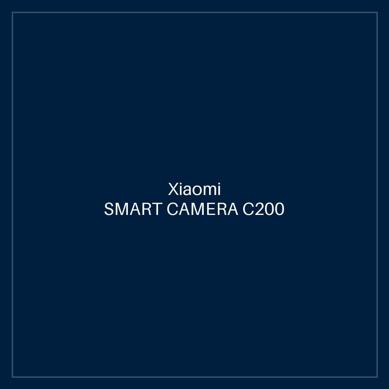 XIAOMI SMART CAMERA C200