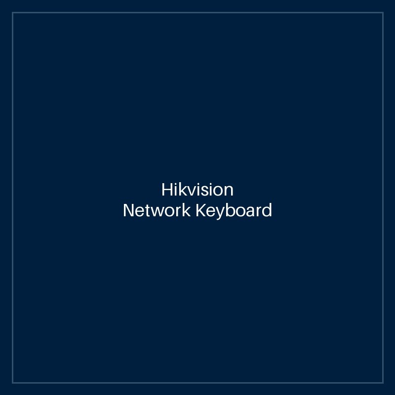 Hikvision Network Keyboard