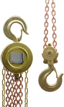Non-sparking chain block