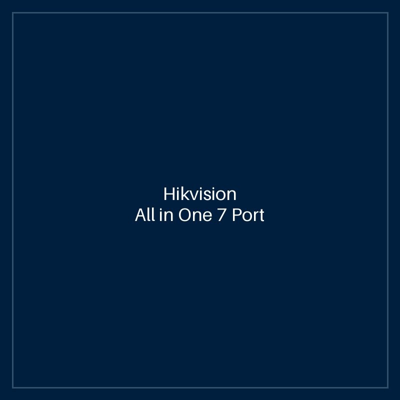 Hikvision - All in One 7 Port Rack Router