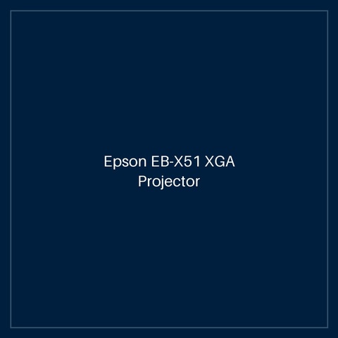 Epson EB-X51 XGA Projector
