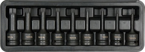 Impact bit socket set