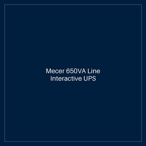 Mecer 650VA Line Interactive UPS