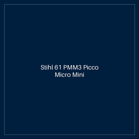 Stihl 61 PMM3 Picco Micro Mini Chain reel