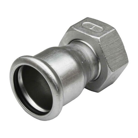 Two-Piece F Connector Stainless Steel 304 MT-Press