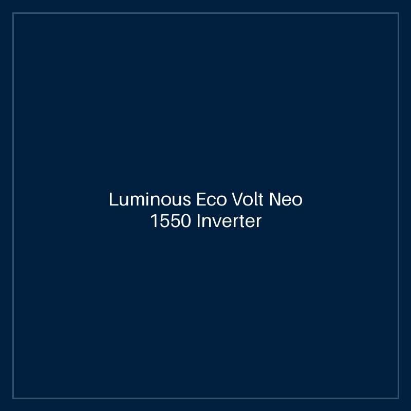 Luminous Eco Volt Neo 1550 Inverter
