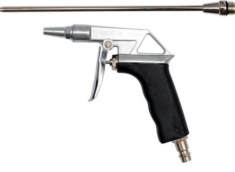 Blow gun with extension
