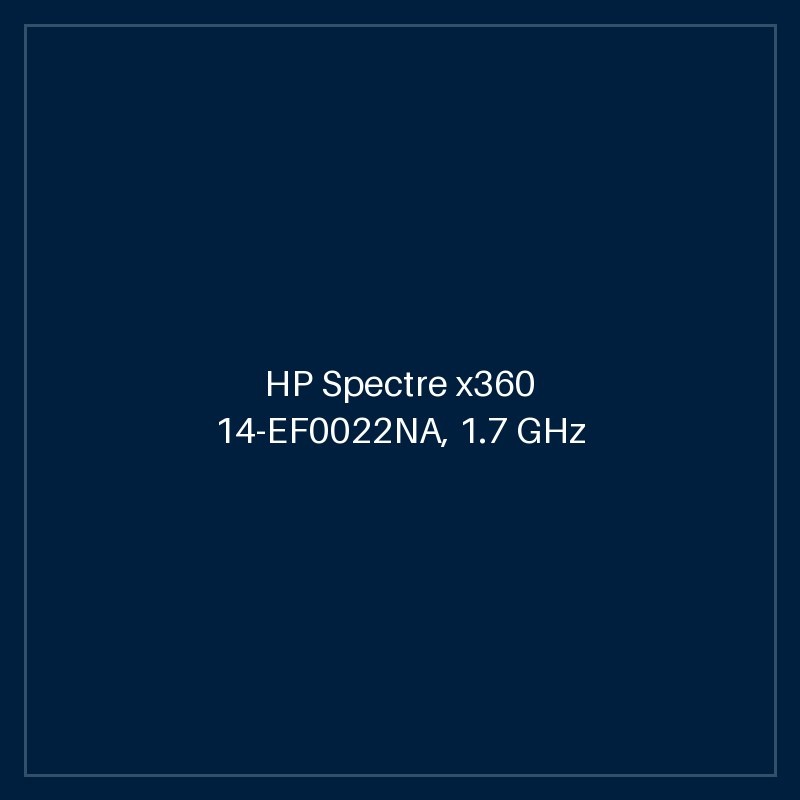 HP Spectre x360 14-EF0022NA, 1.7 GHz Core i7-1255U, 10-core CPU, 4.7 GHz Turbo, 16GB LPDDR4X-4266, 512GB NVMe SSD, 13.5" 3K OLED 3000 x 2000 Touchscreen, 3:2 Aspect Ratio, Gorilla Glass NBT, HP Pen, Windows 11 Home