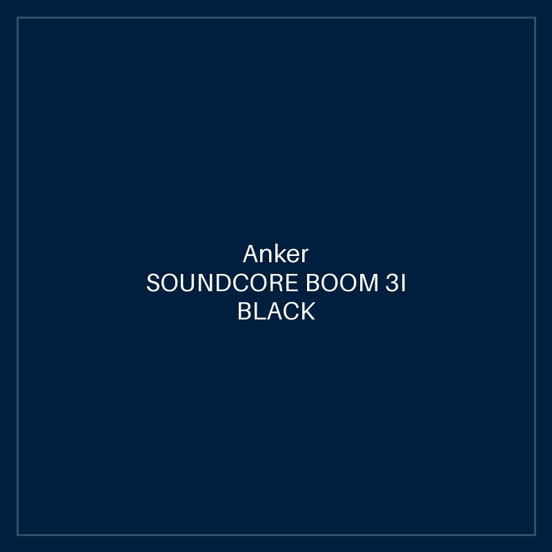 SOUNDCORE BOOM 3I BLACK