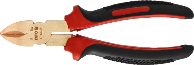 Non-sparking diagonal side cutting pliers