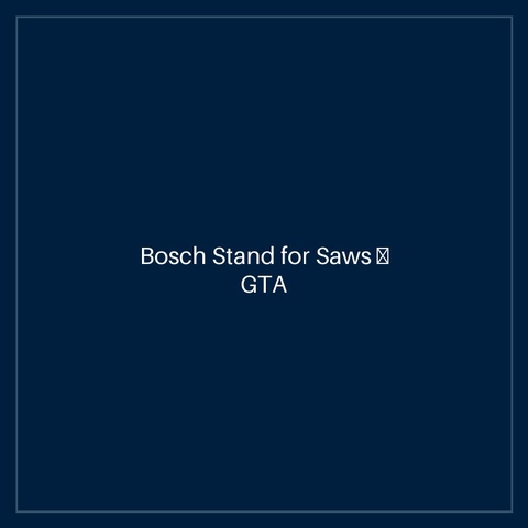 Bosch Stand for Saws — GTA 2600 (for mitre saws)
