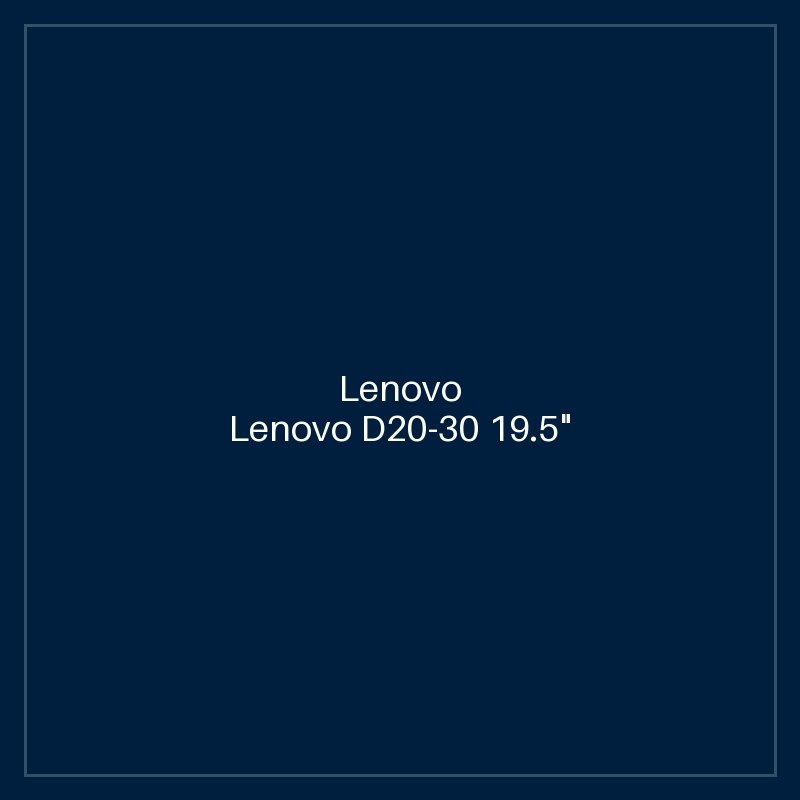 Lenovo D20-30 19.5" HD+ Monitor