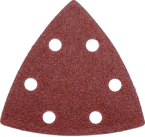Triangular sanding pad for oscillating multitool