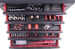 Service tool cabinet with tools