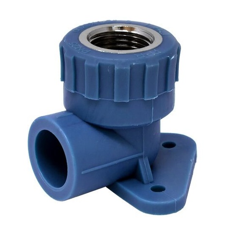 Wall-Mounted F-F Elbow PPR Blue