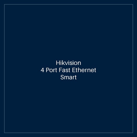 Hikvision - 4 Port Fast Ethernet Smart POE Switch