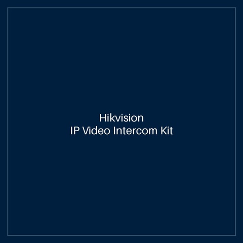 Hikvision - IP Video Intercom Kit