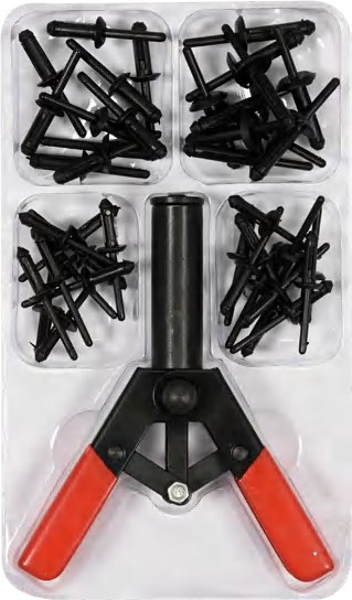 Rivet for plastic rivets kit