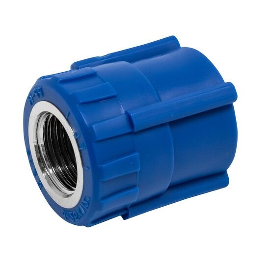 Female Straight Connector PPR Blue