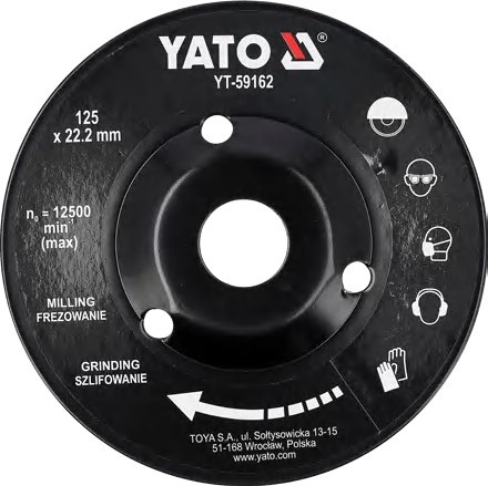 Tapered rasp disc