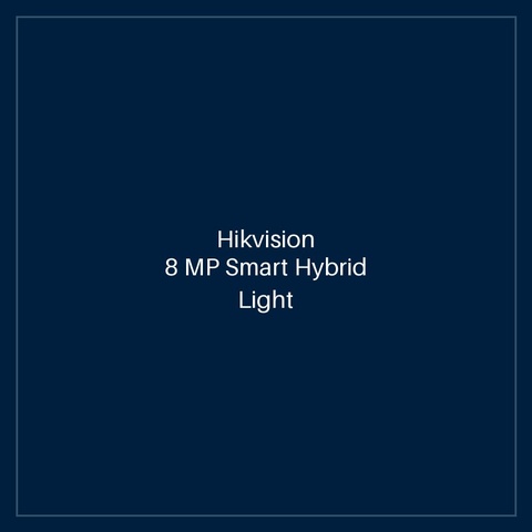 Hikvision 8 MP Smart Hybrid Light with ColorVu Fixed Mini Bullet Network Camera
