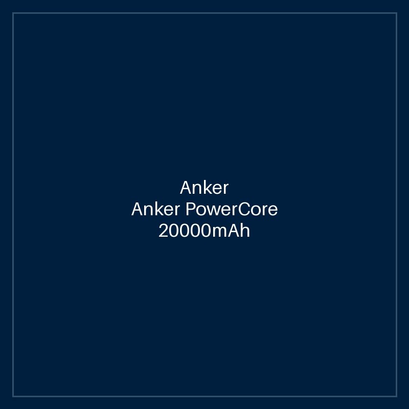 Anker PowerCore 20000mAh Power Bank