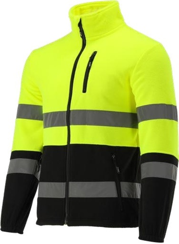 Reflective fleece jacket