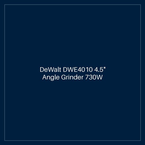 DeWalt DWE4010 4.5" Angle Grinder 730W