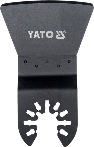 Short scraper for oscillating multitool