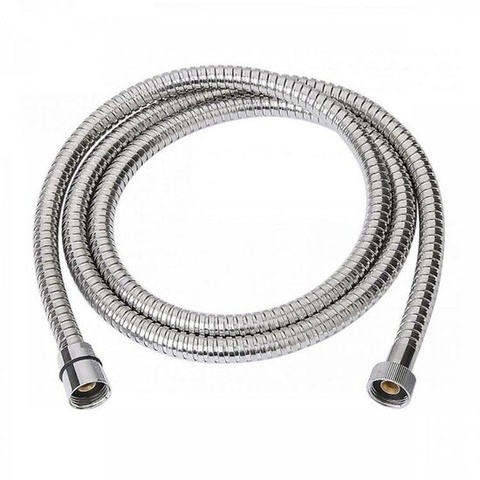 Stainless Steel Shower Hose Double Clamp Brass Connectors