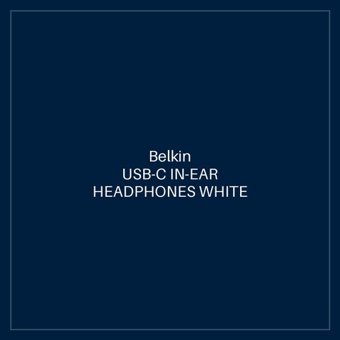 USB-C IN-EAR HEADPHONES WHITE