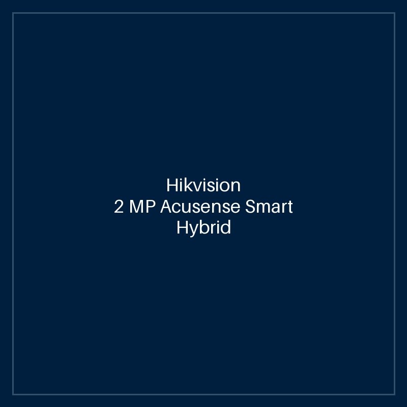 Hikvision 2 MP Acusense Smart Hybrid Light Motorized Varifocal Bullet Network Camera