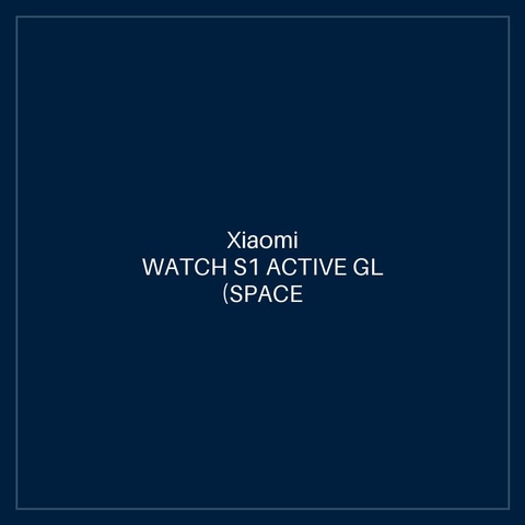 XIAOMI WATCH S1 ACTIVE GL (SPACE BLACK)