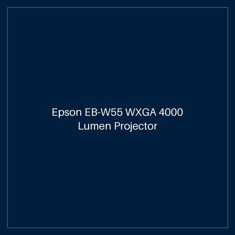 Epson EB-W55 WXGA 4000 Lumen Projector